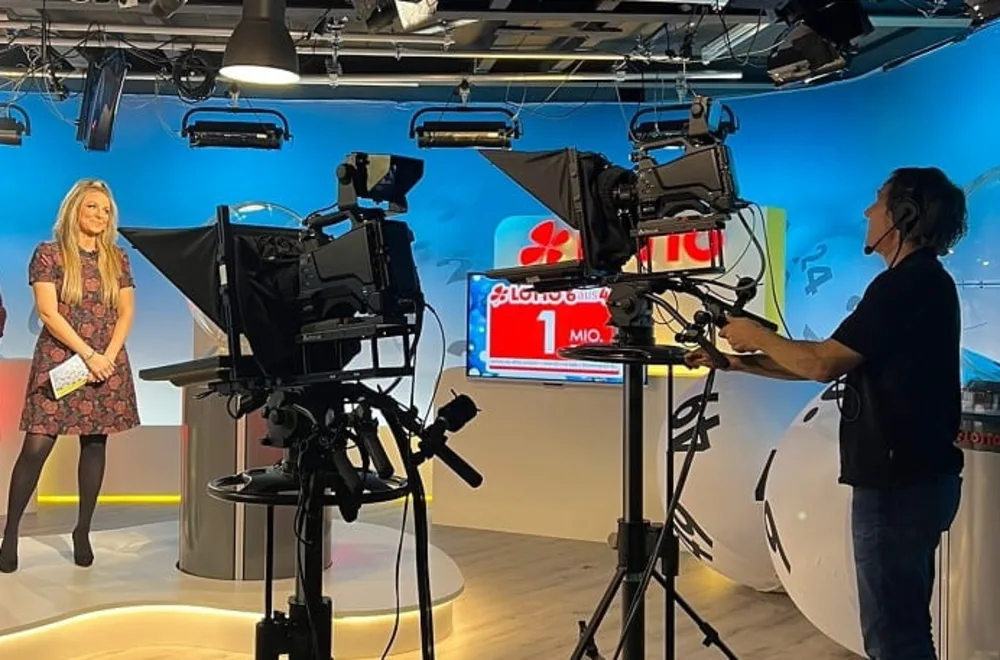 Miriam Hannah im LOTTO-Studio in Saarbrücken