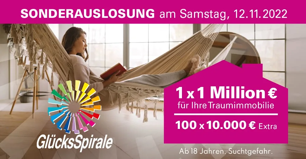 GlücksSpirale-Sonderauslosung am 12.11.2022