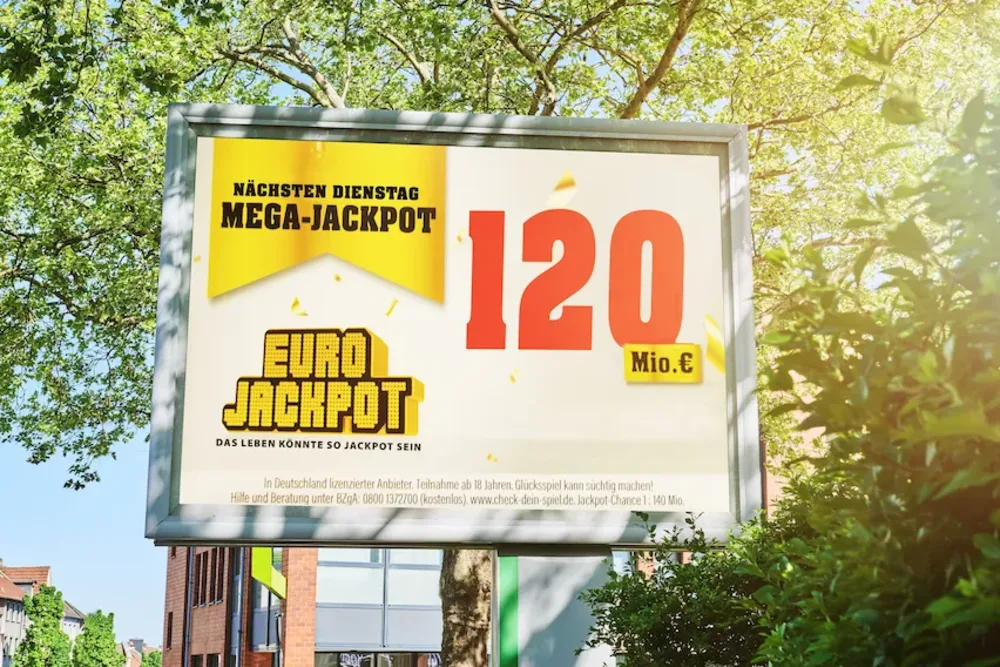 Eurojackpot: Nächsten Dienstag Mega-Jackpot von 120 Mio. €