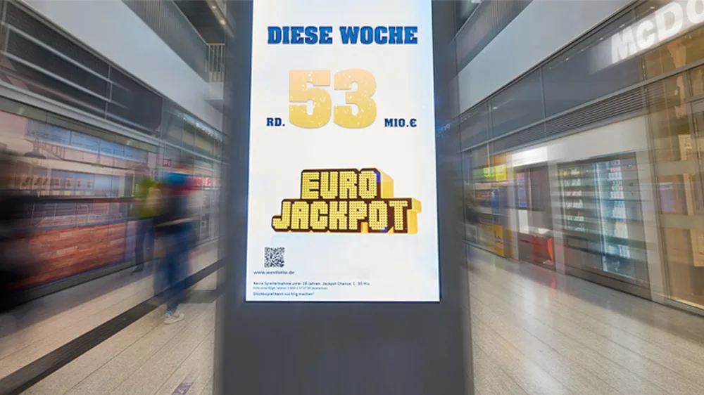 Eurojackpot wächst auf rund 53 Millionen Euro