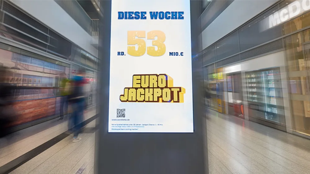 Eurojackpot wächst auf rund 53 Millionen Euro