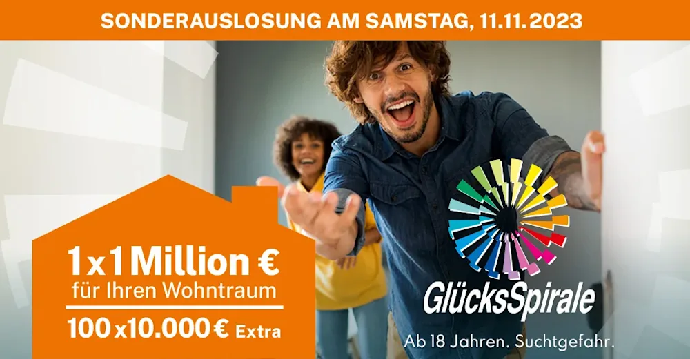 GlücksSpirale-Sonderauslosung am 11.11.2023