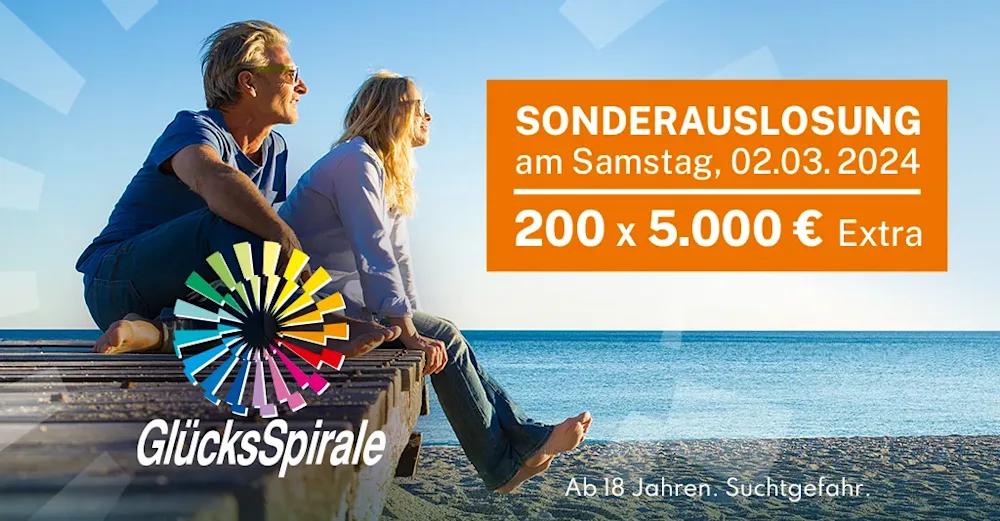 GlücksSpirale-Sonderauslosung im März 2024