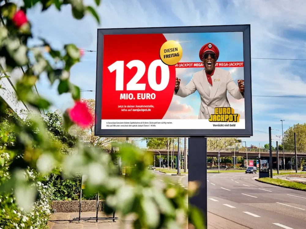 Eurojackpot-Werbung zum 120-Mio-Euro-Jackpot