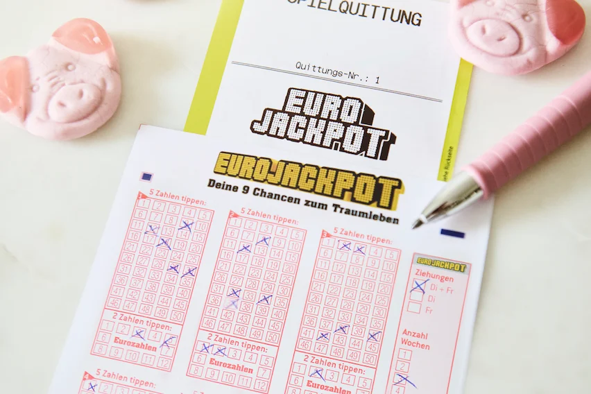 Eurojackpot-Spielschein