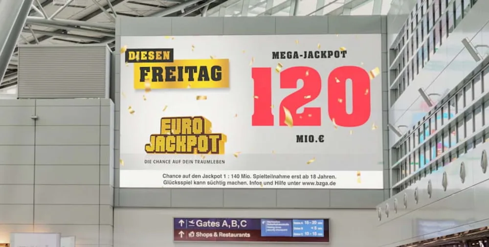 Eurojackpot: Jackpot jetzt bei 120 Millionen Euro!