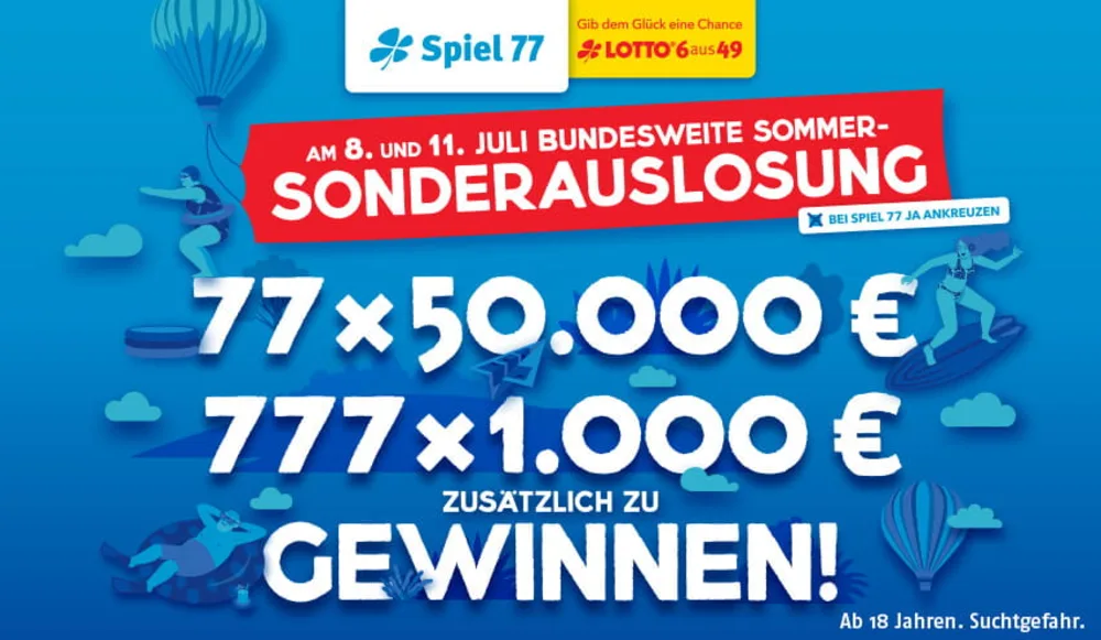 Spiel 77-Sonderauslosung am 8. und 11. Juli 2020