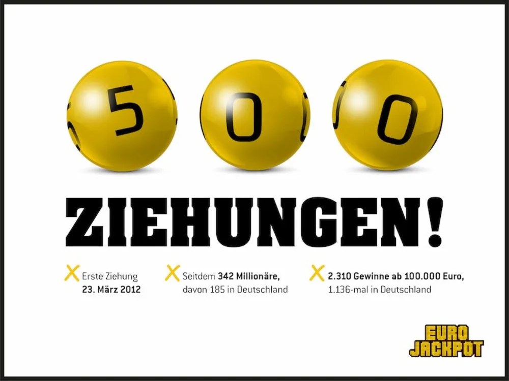 Eurojackpot 500. Ziehung