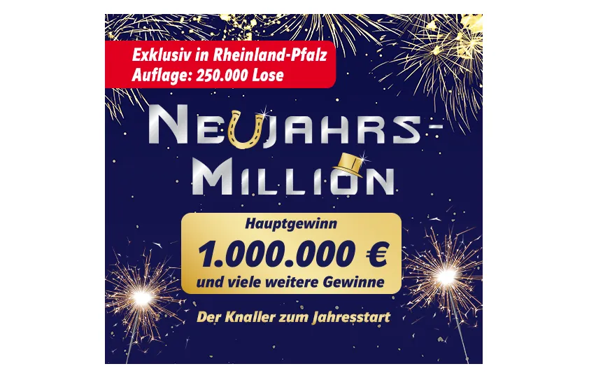 Screenshot der Lotterie NEUJAHRS-MILLION in Rheinland-Palz (c) LOTTO Rheinland-Pfalz