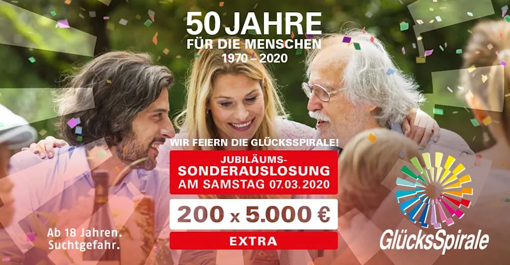 GlücksSpirale-Sonderauslosung am 7. März 2020