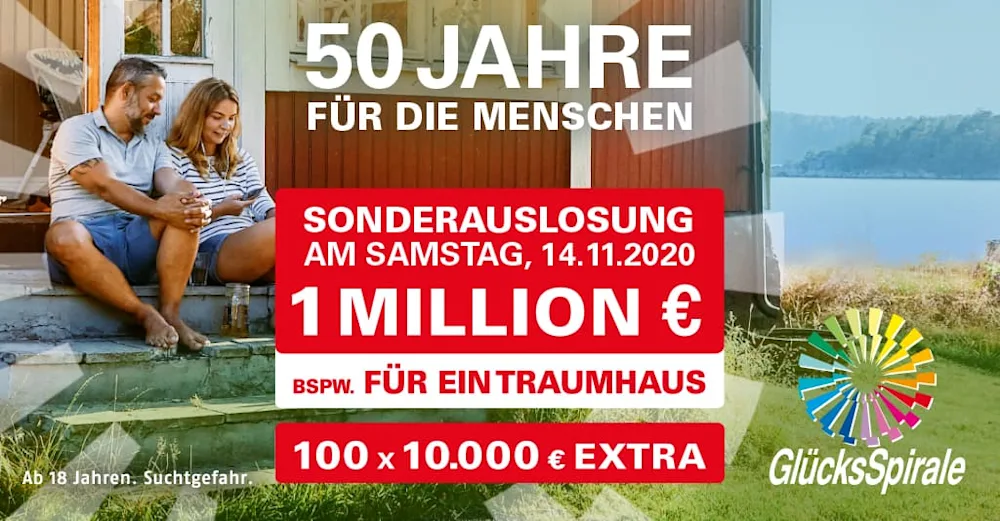 GlücksSpirale-Sonderauslosung am 14.11.2020