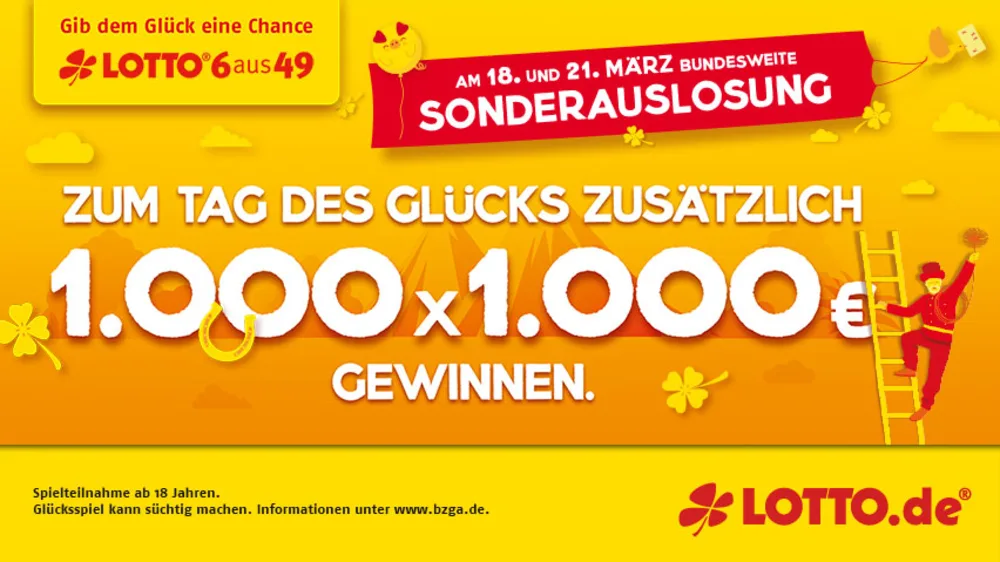 LOTTO 6aus49-Sonderauslosung am 18. und 21.03.2020